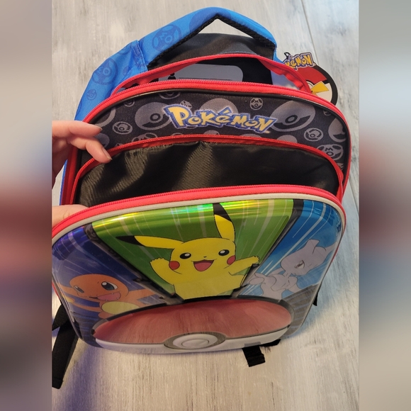 NWT Pokemon Backpack Pikachu Charmander Mewtwo - Picture 4 of 7